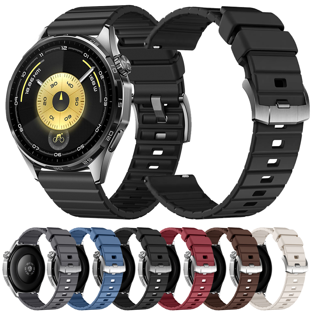 Runners Gear - Pulseira de Borracha Esportiva de 22mm