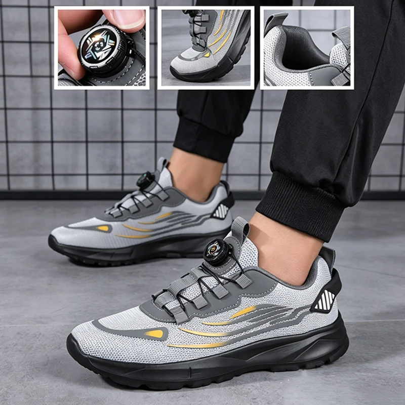 Running Z - Tênis Masculino Respirável em Malha, Leve