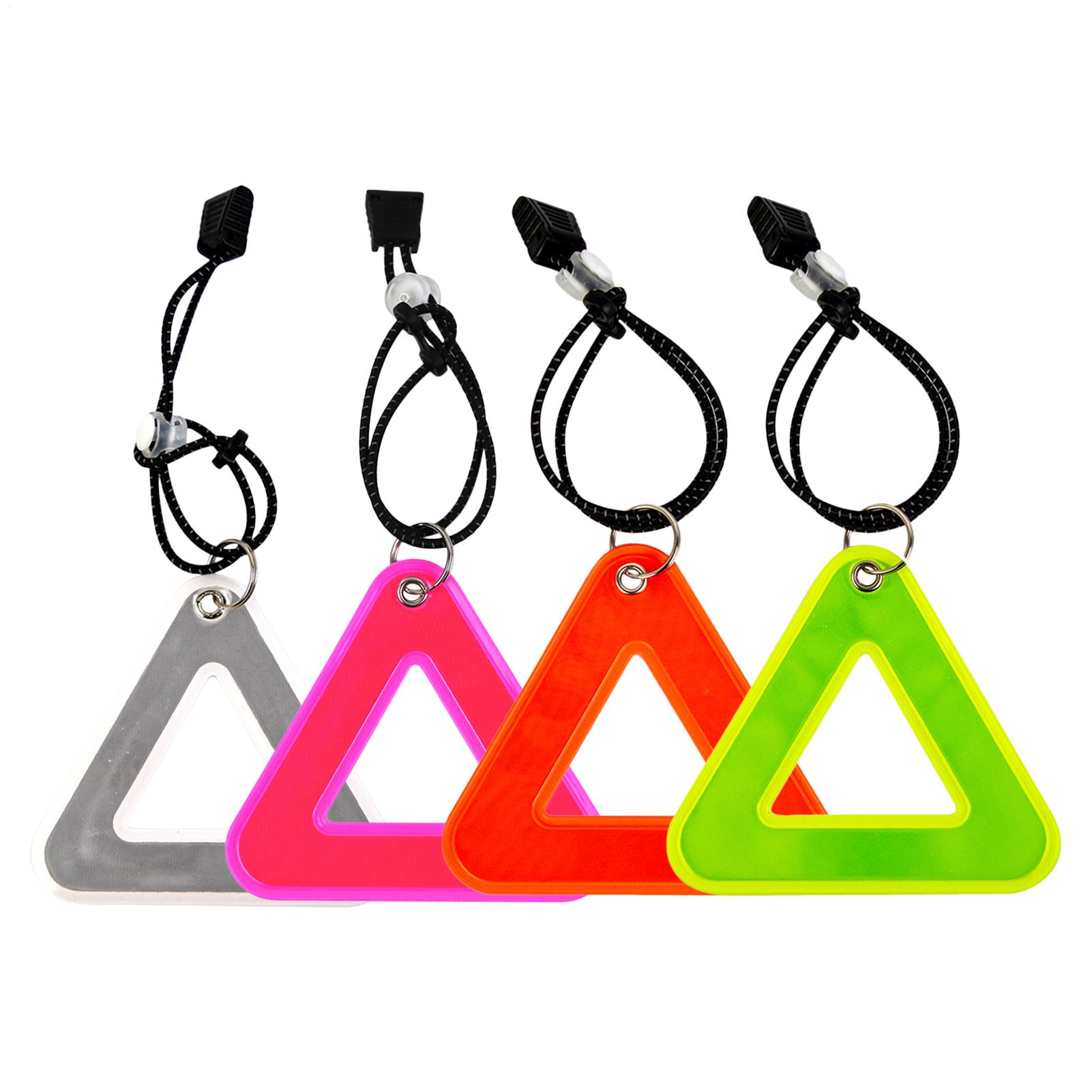 Running Gear Sale - Refletor de Segurança Triangular para Bicicleta,