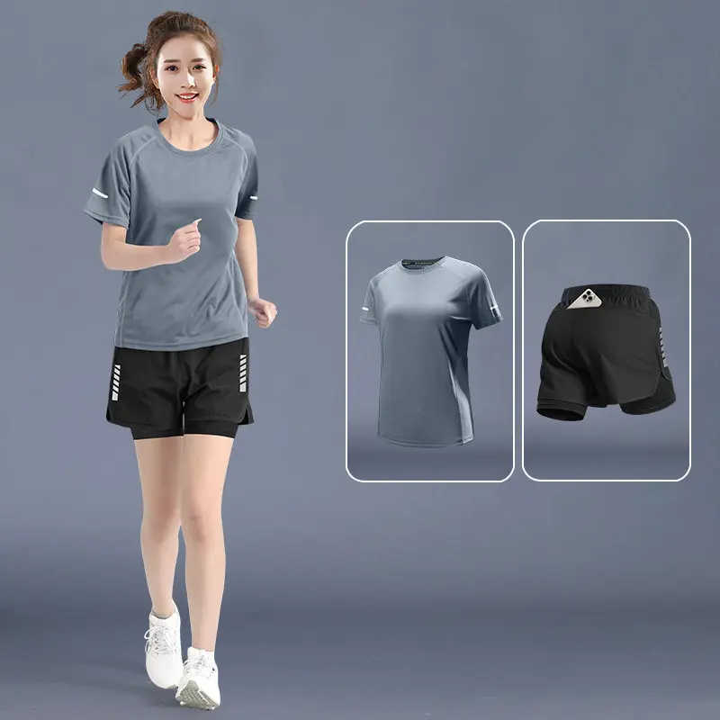 Running Gear For Marathon - Conjunto de Corrida Feminino de Verão