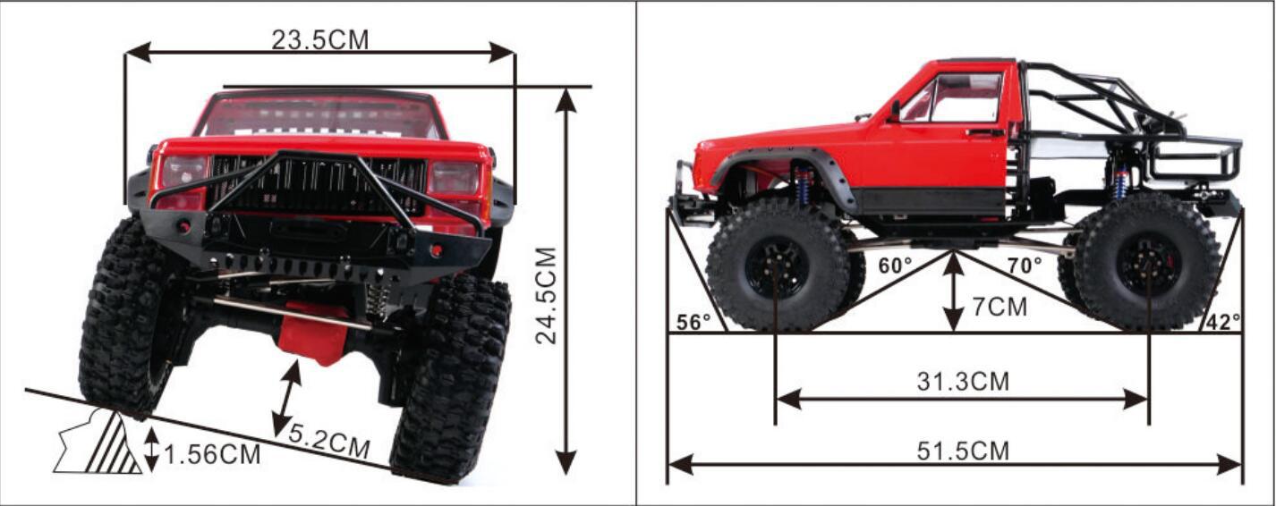 Axing RC Crawler, Cherokee Roc - High And Running Gear avaliação e preço