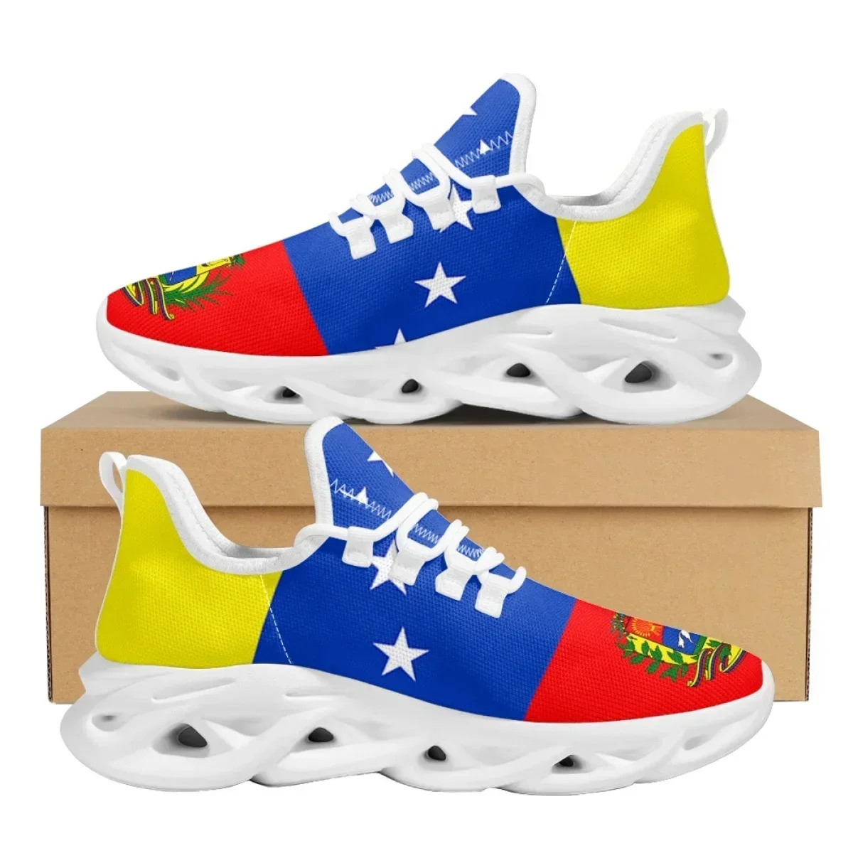 Tênis com Estampa da Bandeira  - Running Gear For Women avaliação e preço