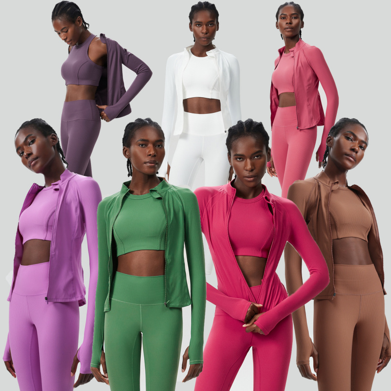 3 peças conjunto beleza volta  - Running Gear For Women avaliação e preço