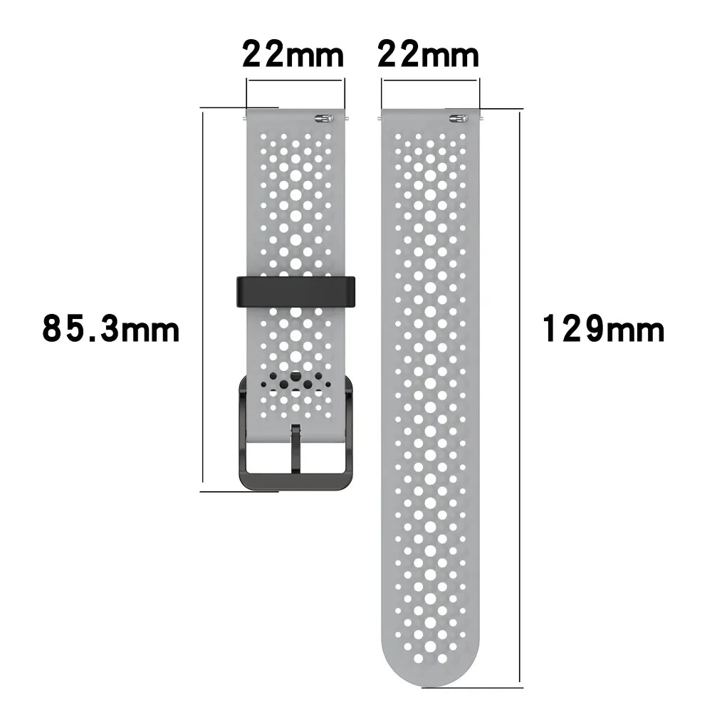 Pulseira de Silicone 20/22mm p - Runners Gear avaliação e preço