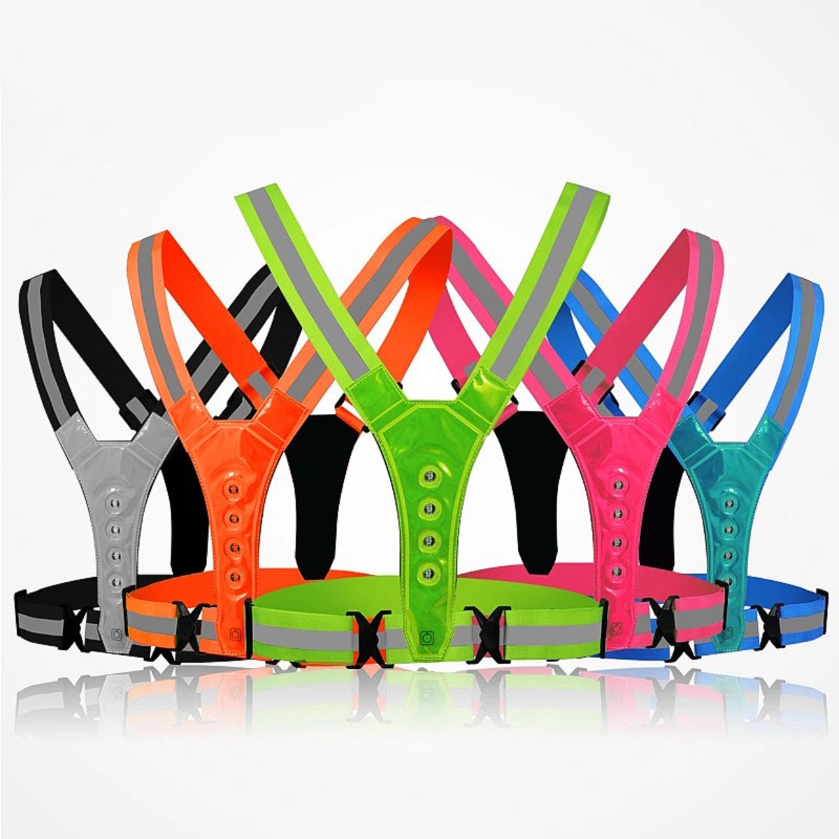 Colete de segurança LED ajustá - Running Gear Sale avaliação e preço