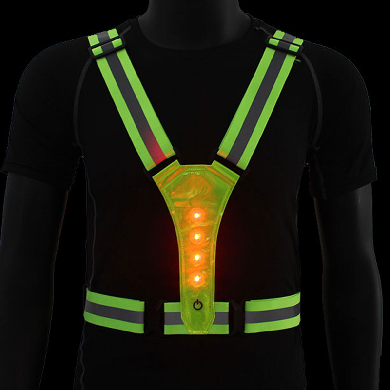 Colete de segurança LED ajustá - Running Gear Sale avaliação e preço