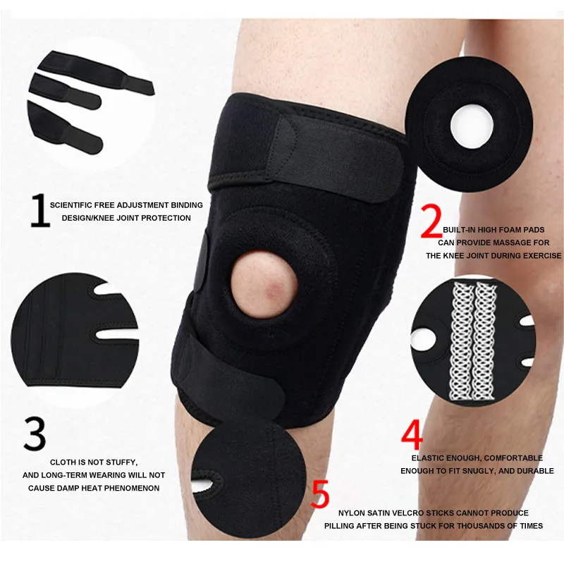 Joelheiras com suporte de mola - Running Gear Sale avaliação e preço