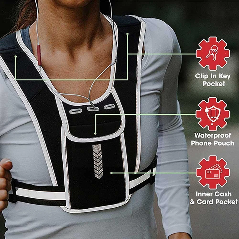 Colete correndo com suporte de - Running Gear Sale avaliação e preço