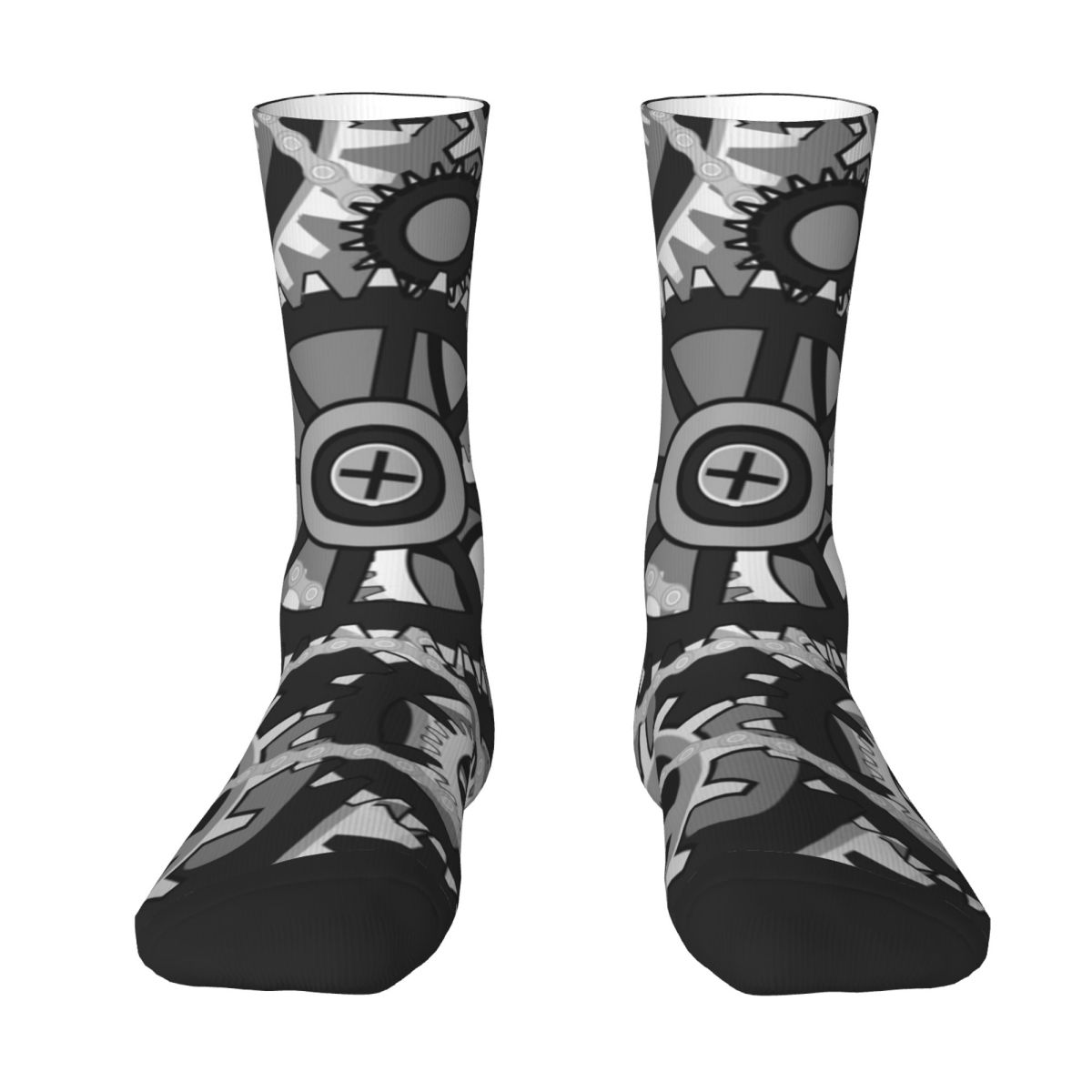 Engrenagens vintage rodas meia - Running Gear Gifts For Men avaliação e preço