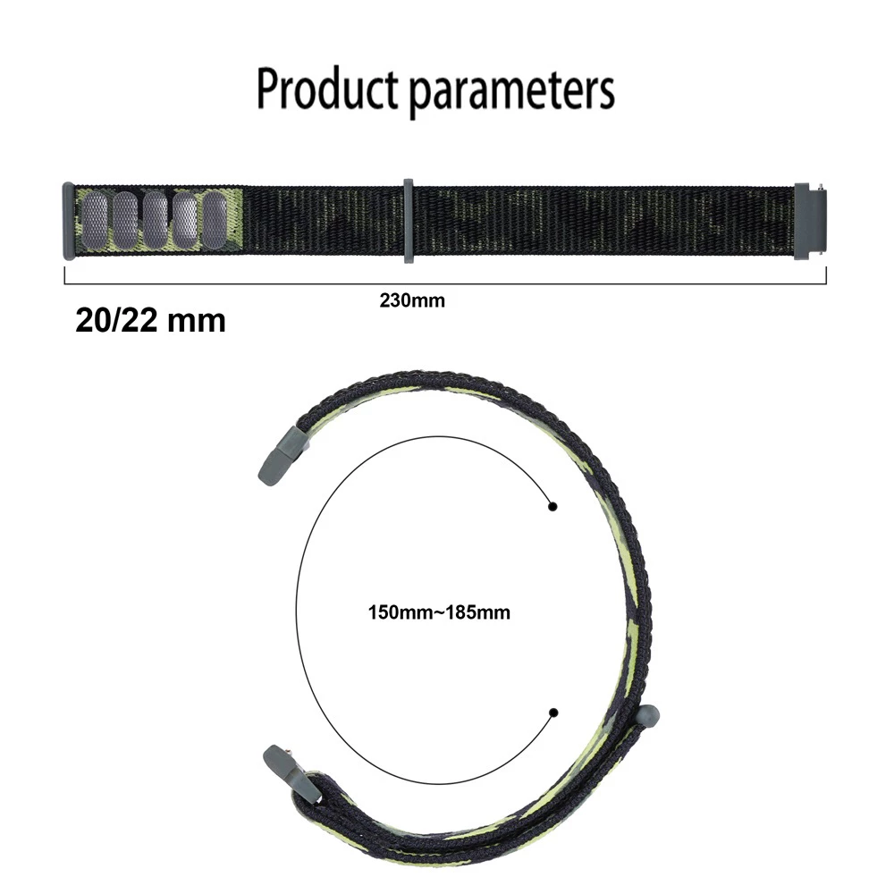 Pulseira de Nylon de 20mm 22mm - Runners Gear avaliação e preço